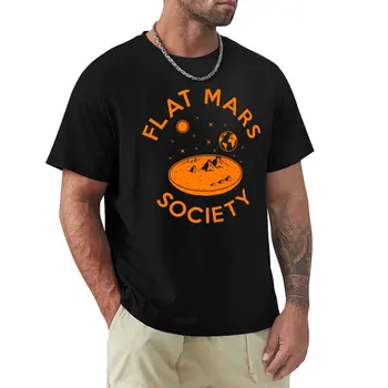 Футболка Flat Mars Society, футболки с графическим рисунком, футболка, мужская одежда