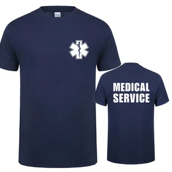 Футболка Скорой медицинской помощи EMT, мужская повседневная футболка с коротким рукавом, мужские крутые топы XXS-6XL
