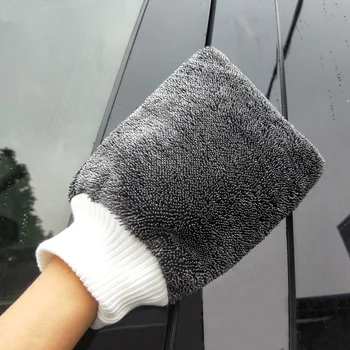 Щетка для перчаток для автомойки, перчатка для автомойки из микрофибры, мягкая подложка без царапин для автомойки и чистки