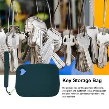 Сумка для хранения Портативный Силиконовый Мягкий Портативный Кейс для ключей Ежедневное использование Мини-сумка Кошелек для мелочи