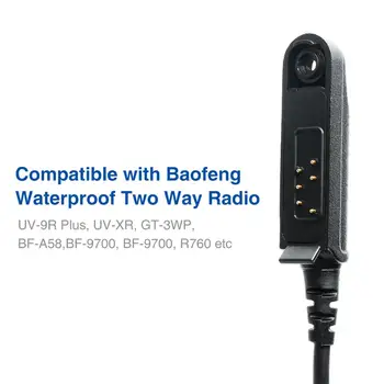 Оригинальный Baofeng Водонепроницаемый Динамик Микрофон для BaoFeng UV-9R Plus UV-XR BF-9700 A-58 GT-3WP Водонепроницаемая Портативная Рация Ham Radio