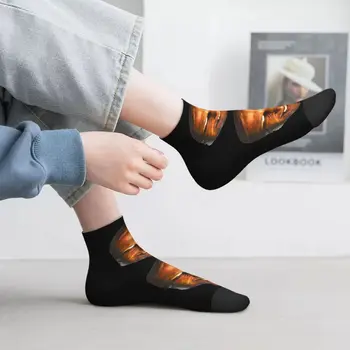 Aphex Twin Мужские и женские носки для экипажа Унисекс Кавайные носки с 3D принтом